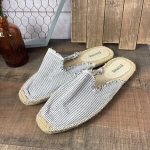 Soludos Striped Slip‎ On Espadrille Sandals EUC Size 7.5